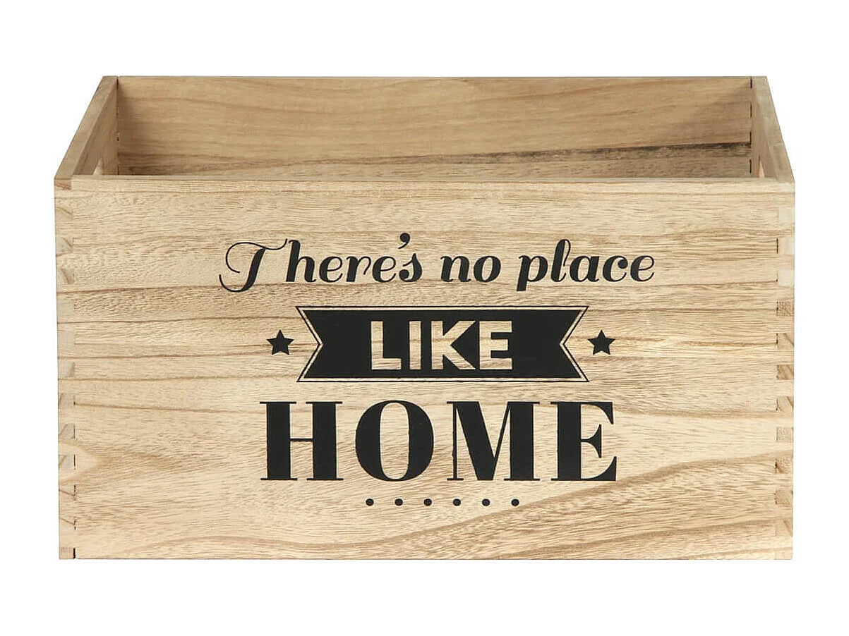 HOME - Lot de 3 Cagettes Gigognes Naturelles