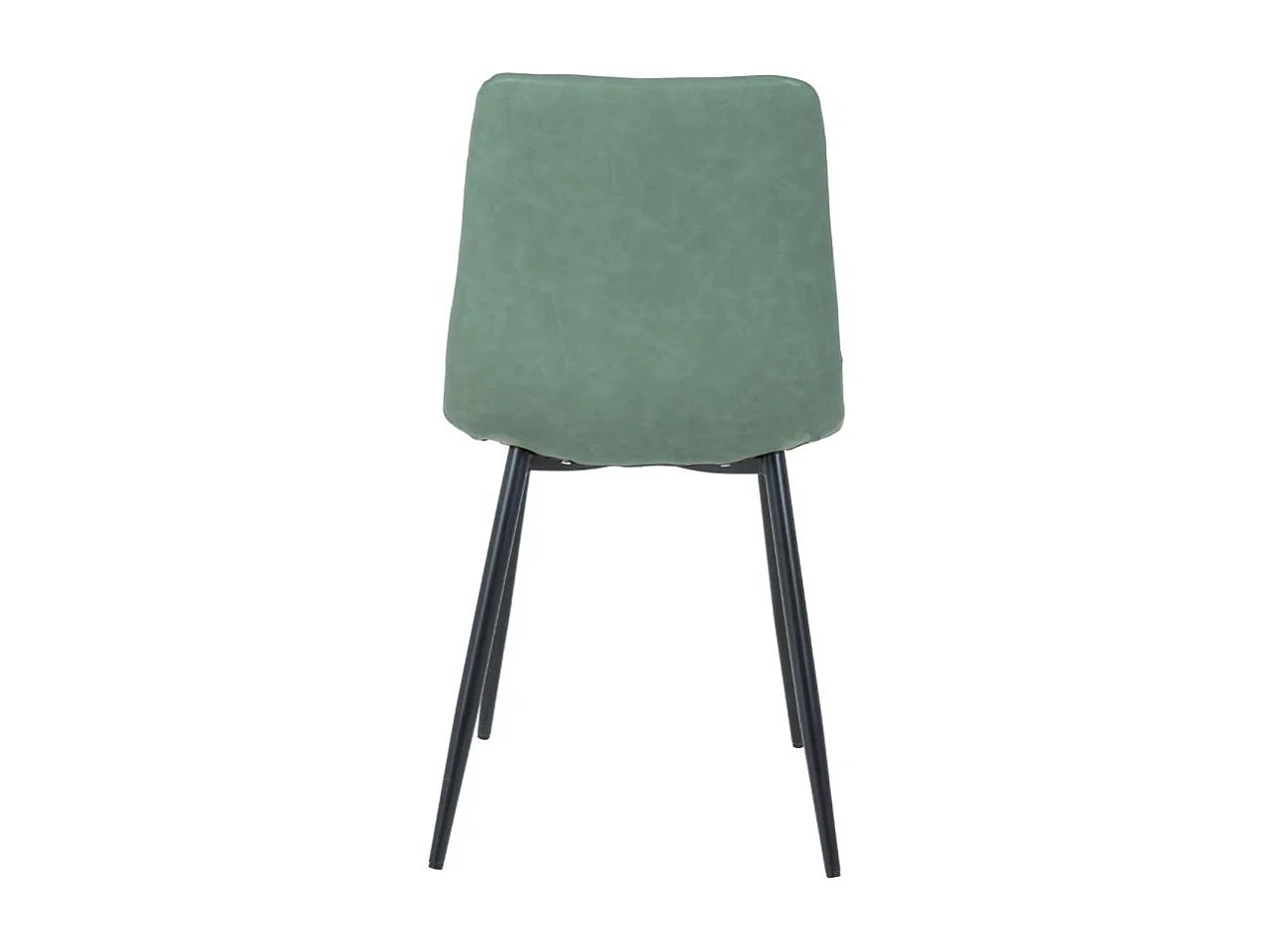Pack 4 sillas Avat tapizado en polipiel verde 88cm(alto) 45cm(ancho) 54cm(largo)