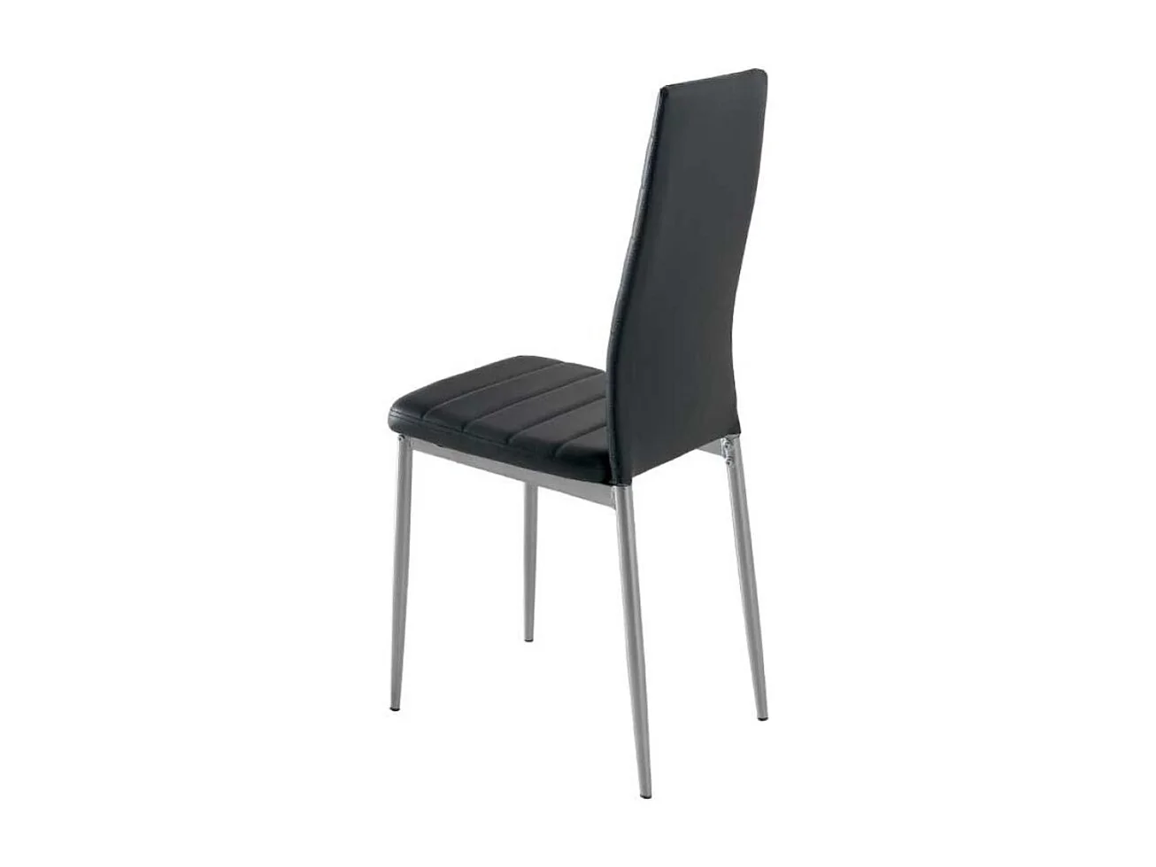 Pack 4 sillas Carmen en acabado negro 96 cm(alto)41 cm(ancho)52 cm(largo)