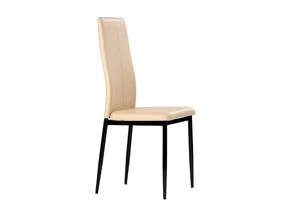 Pack 4 sillas Valeria en acabado capuchino 97 cm(alto)39 cm(ancho)41 cm(largo)