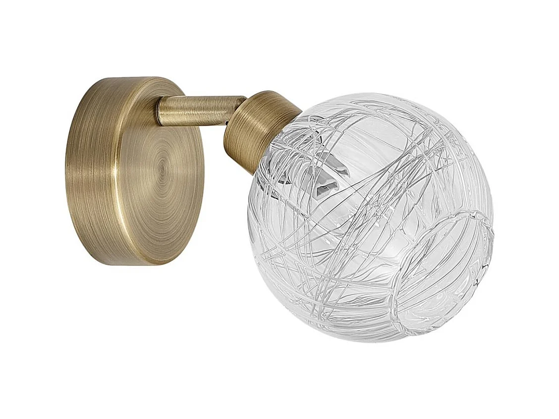 Aplique a pared Menta acabado en cuero 12 cm(alto)10 cm(ancho)16 cm(largo)