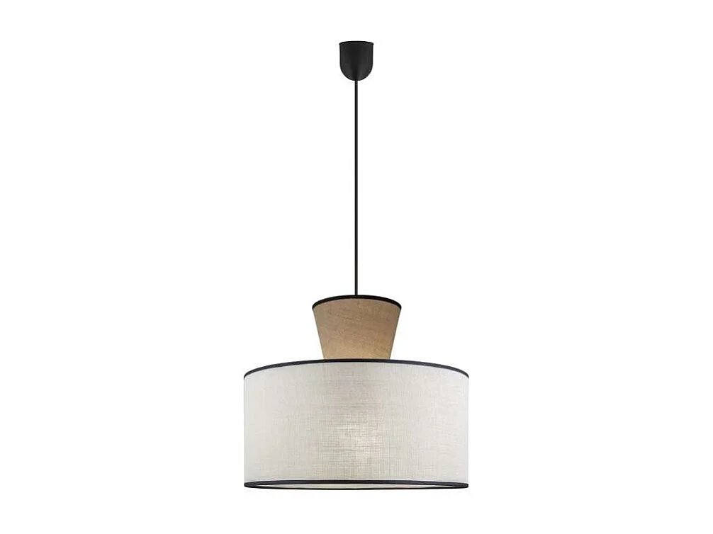 Colgante acabado beig-tostado modelo Selma, 24cm(alto) 42cm(ancho) 42cm(fondo).