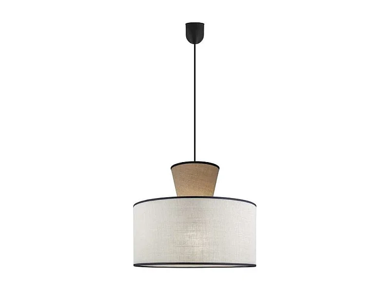 Colgante acabado beig-tostado modelo Selma, 24cm(alto) 42cm(ancho) 42cm(fondo).