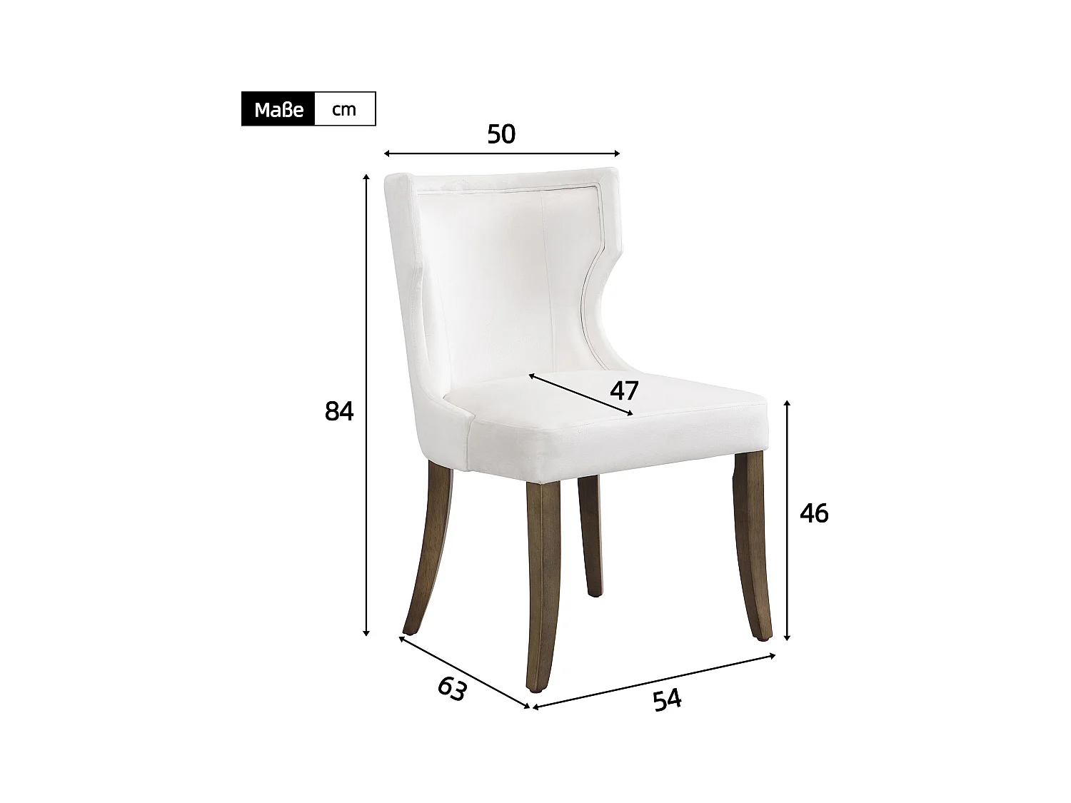 Lot de 4 chaises de salle à manger, velours beige, chaise rembourrée avec pieds réglables, pour salon et chambre