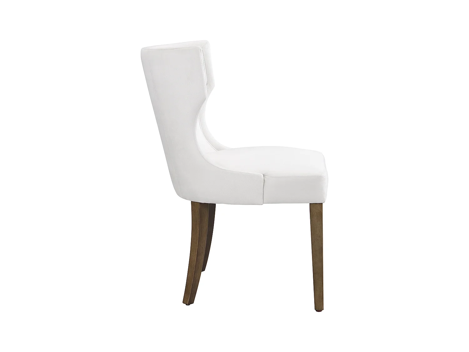 Set van 4 eetkamerstoelen, beige fluweel, gestoffeerde stoel met verstelbare poten, voor woonkamer en slaapkamer