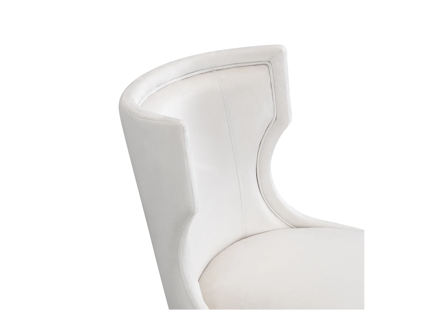 Set van 4 eetkamerstoelen, beige fluweel, gestoffeerde stoel met verstelbare poten, voor woonkamer en slaapkamer