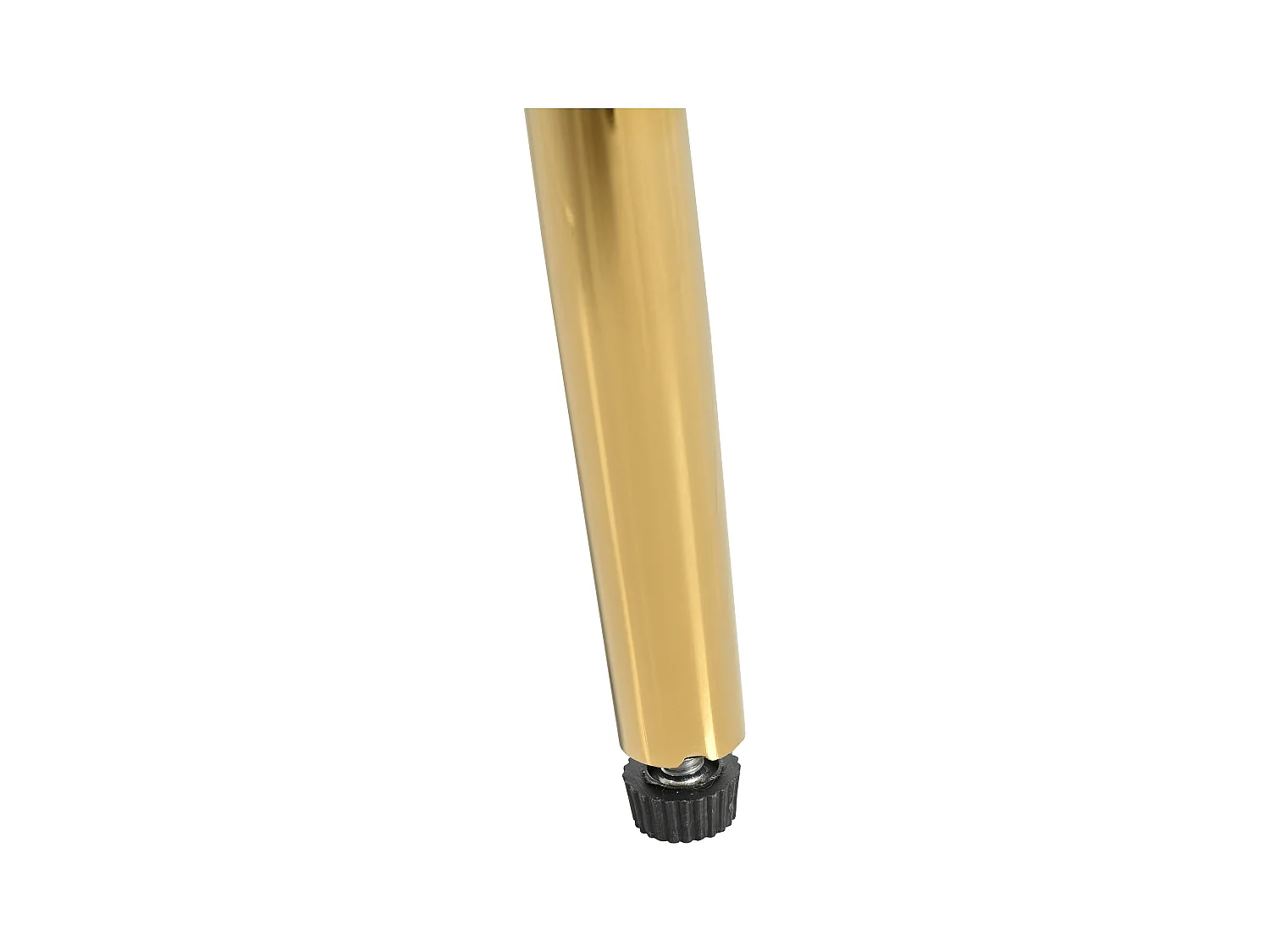 Set van 2 eetkamerstoelen, grijs fluweel, gestoffeerde stoel met armleuningen en gouden metalen poten