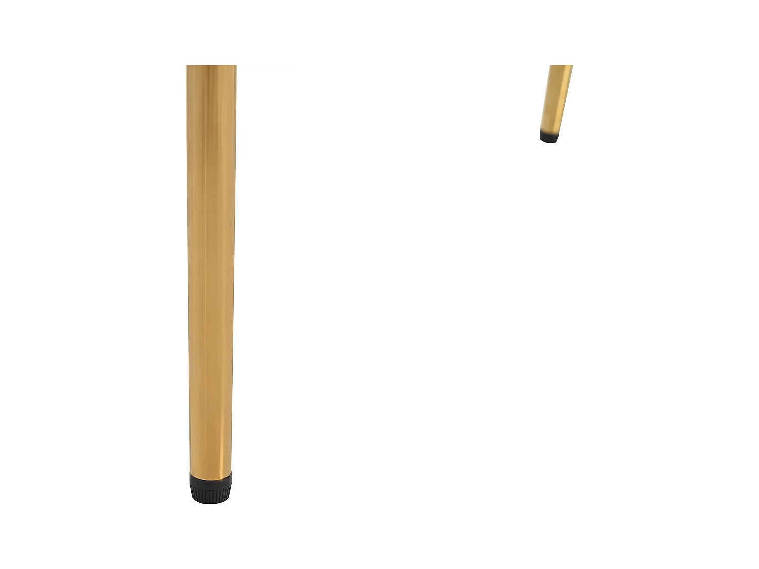 Zestaw 2 krzeseł, szary sztruks, krzesło z wyściełanym oparciem i złotymi nogami, do salonu i jadalni