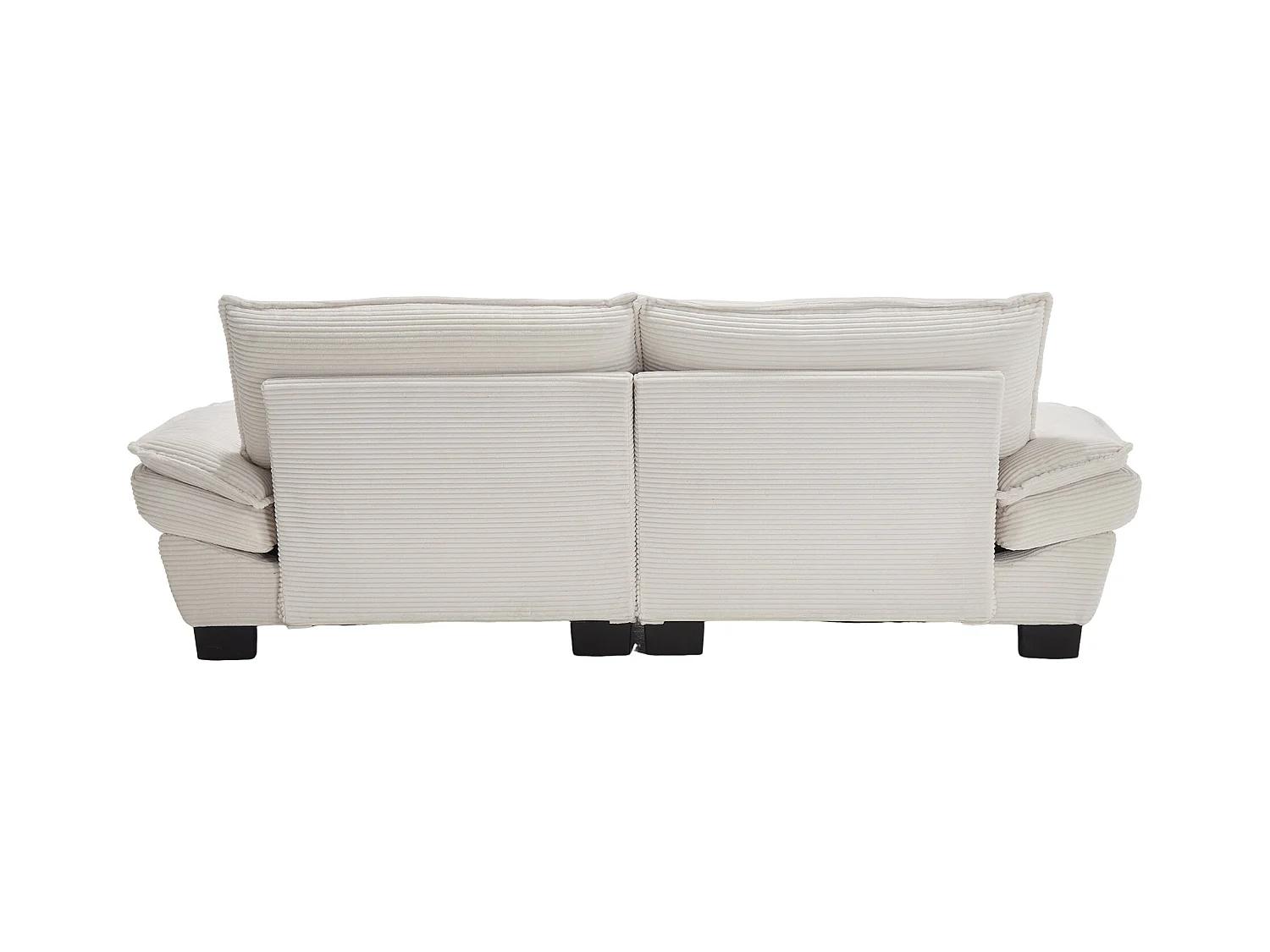 Canapé 2 places, velours, canapé beige avec appui-tête et dossier, adapté au salon et à la chambre