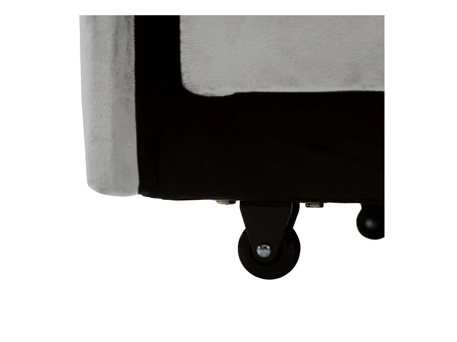 Slaapbank, lichtgrijs fluweel, eenpersoonsbank met telefoonhouder en bekerhouder, geschikt voor woonkamer en slaapkamer