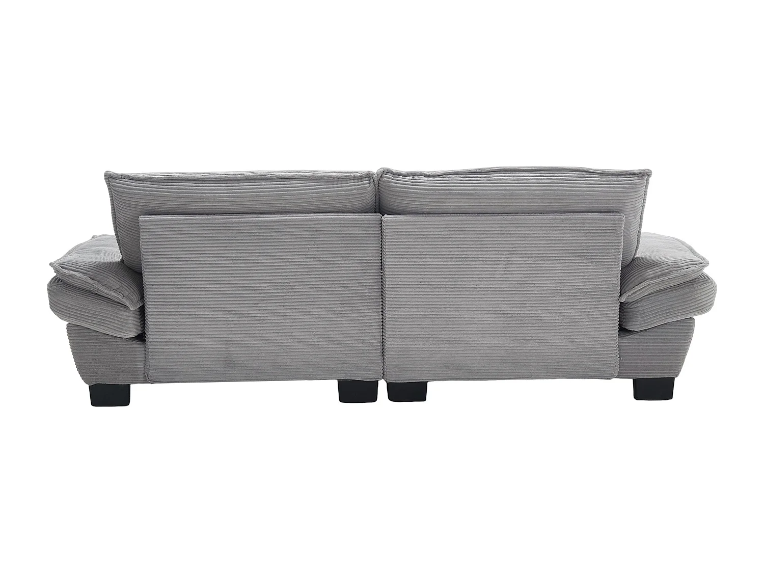 Canapé 2 places,  velours, canapé gris clair avec appui-tête et dossier, pour salon et chambre