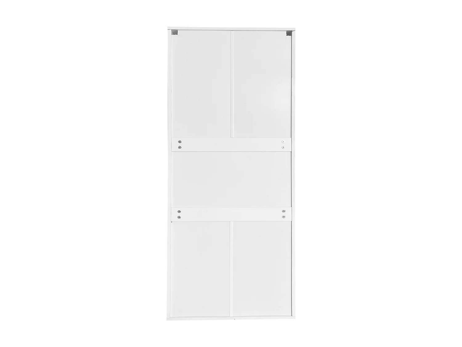 Vitrine blanche avec éclairage LED, 55x38x166 cm, 3 compartiments, pour salon et bureau