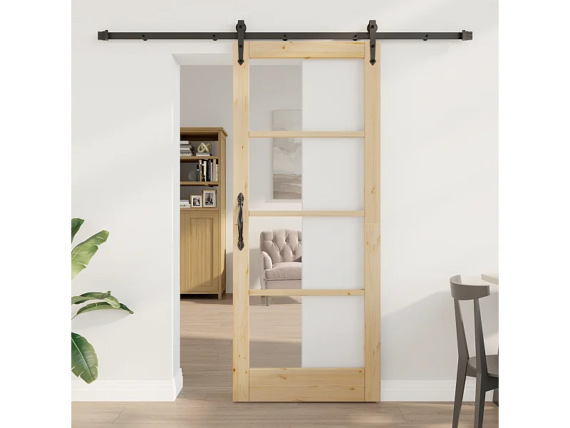 Porta scorrevole con kit ferramenta  83x202 cm