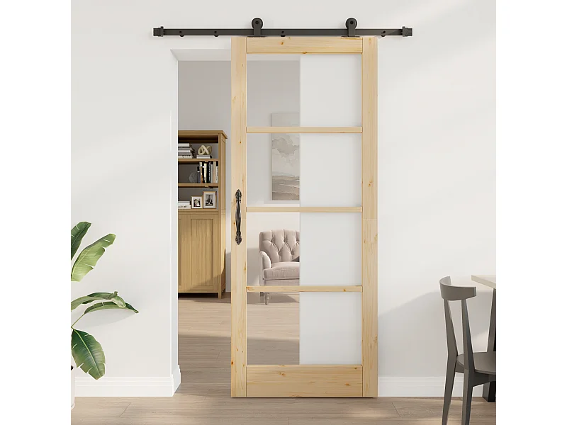 Porta scorrevole con ferramenta  86x211 cm