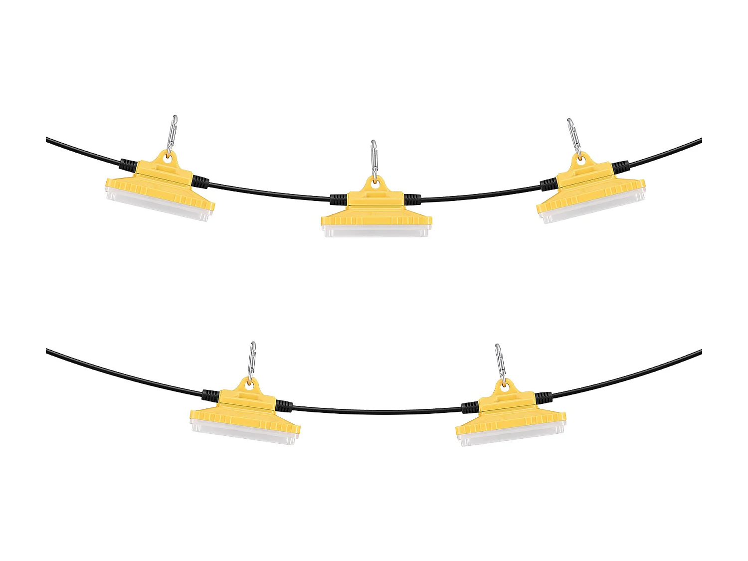 Guirnalda Luminosa, SucceBuy Guirnalda Luminosa de Obra 15,24 m 75 W 7 500 lm Impermeable Conectable