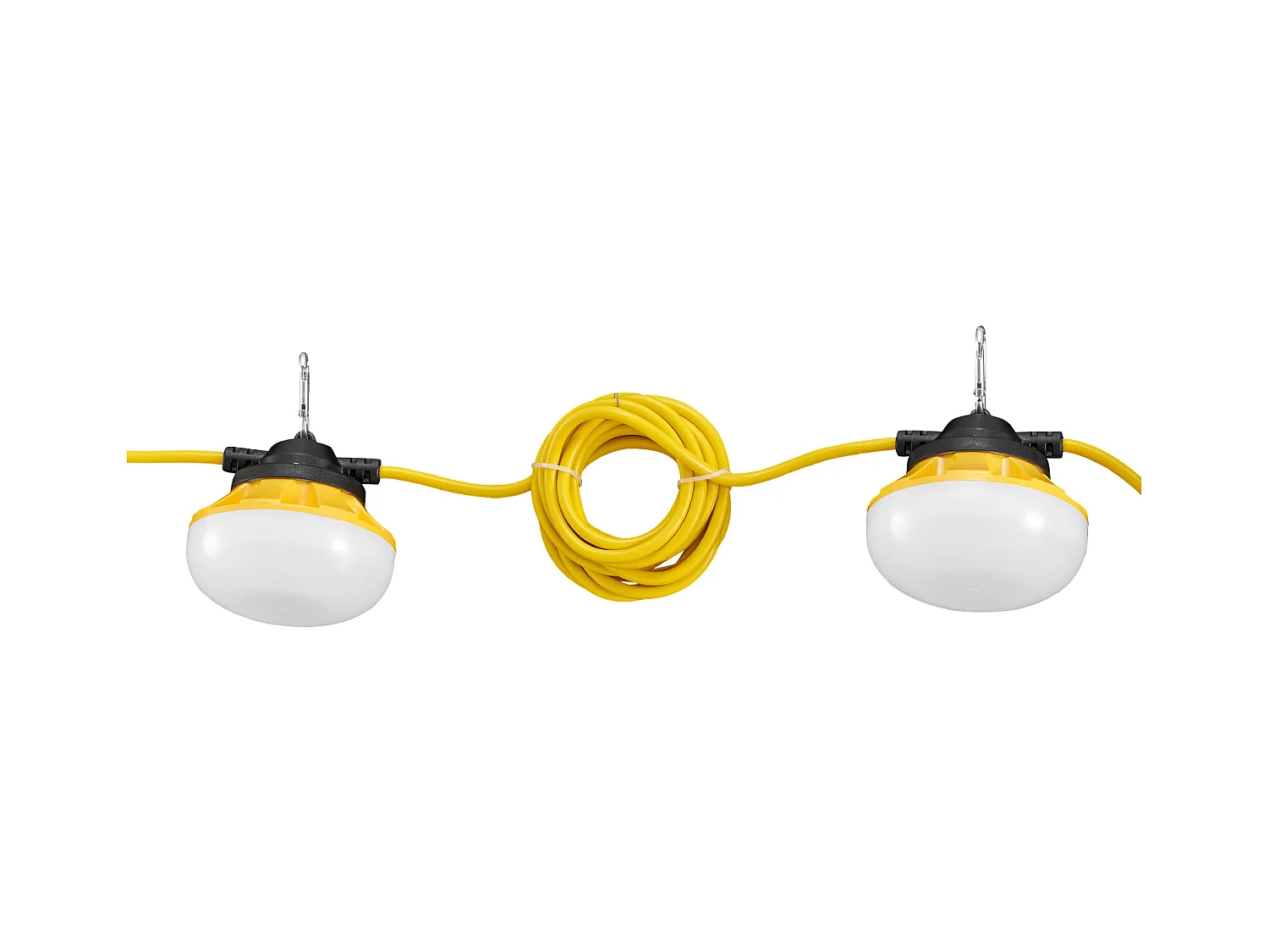 Lichterkette, SucceBuy Baustellen-Lichterkette 30,5 m 100 W 10 000 lm Wasserdicht Verbindbar