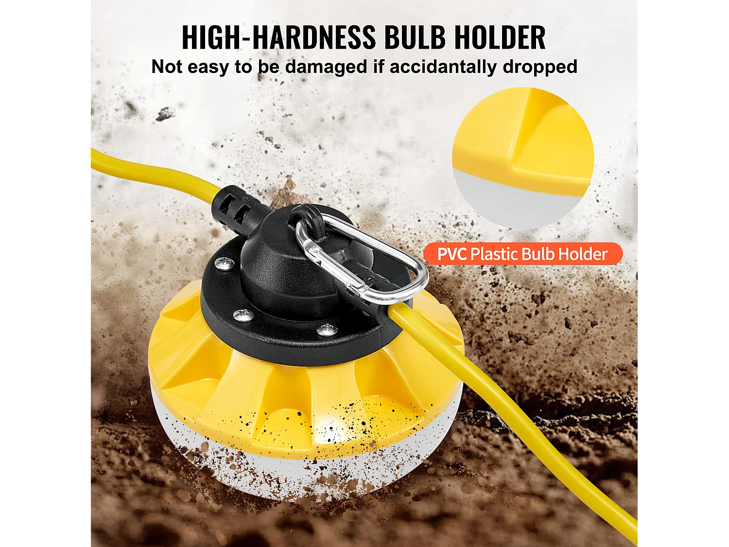 Lichterkette, SucceBuy Baustellen-Lichterkette 30,5 m 100 W 10 000 lm Wasserdicht Verbindbar