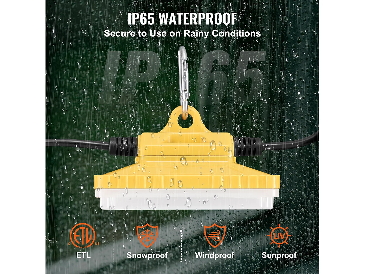 Lichtslinger, SucceBuy Bouwplaats Lichtslinger 30,5 m 150 W 15 000 lm Waterdicht Koppelbaar