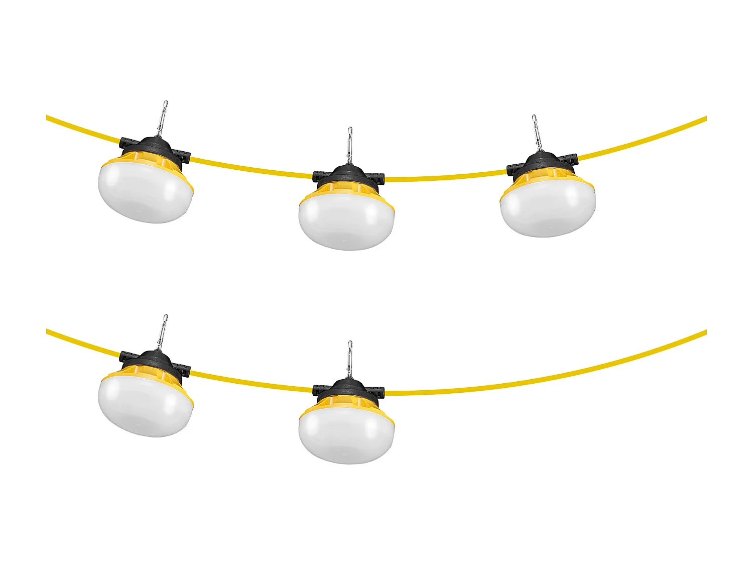 Girlanda Świetlna, SucceBuy Girlanda Świetlna Budowlana 15,24 m 50 W 5 000 lm Wodoodporna