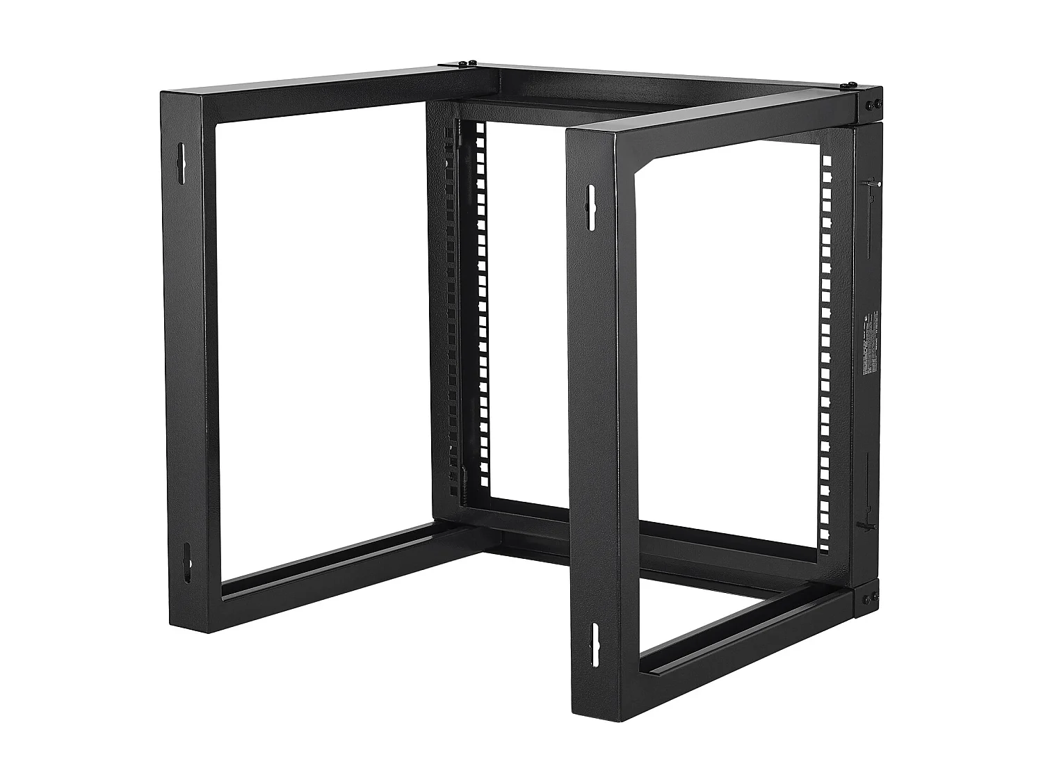 Rack de Montage Mural SucceBuy 9U, Charge de 68kg, Rack de Serveur à Cadre Ouvert, Compatible avec Équipements IT et AV 48 cm, Noir