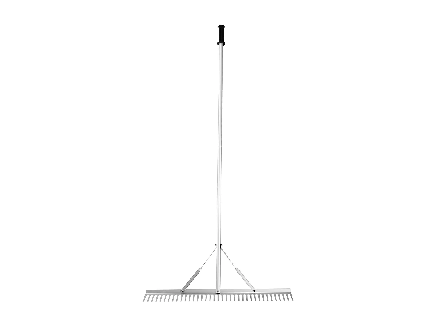Râteau de Jardin, SucceBuy Râteau à Paysage de 91,5 cm, Tête en Aluminium avec Manche Réglable de 191,5 cm