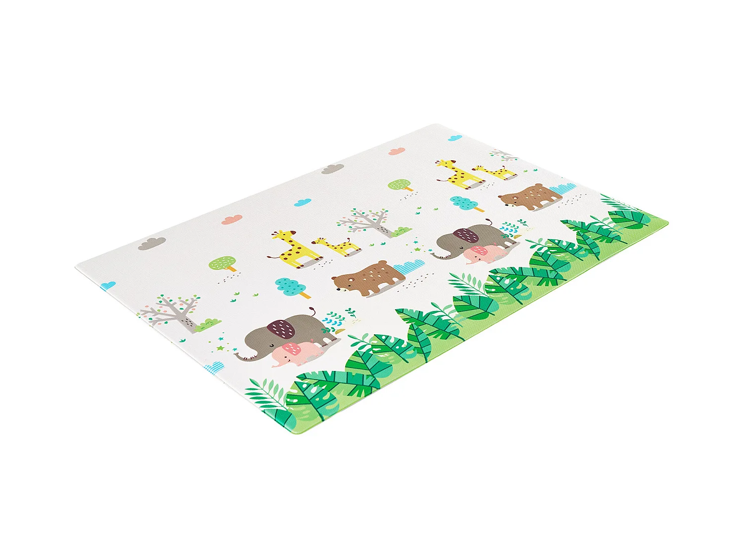 Tappeto Gioco per Neonati, SucceBuy Tappeto Gioco per Neonati 140 × 210 cm, Morbido con Superficie per Gattonamento su 2 Lati