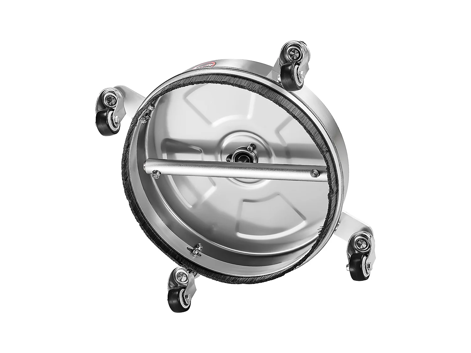 Nettoyeur pour Surfaces, SucceBuy Nettoyeur de Surface à Pression 35.56 cm, 27.58 MPa max, 4 Roues, 2 Baguettes Allongées