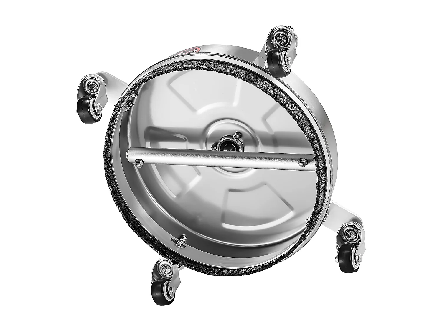 Nettoyeur pour Surfaces, SucceBuy Nettoyeur de Surface à Pression 35.56 cm, 27.58 MPa max, 4 Roues, 2 Baguettes Allongées