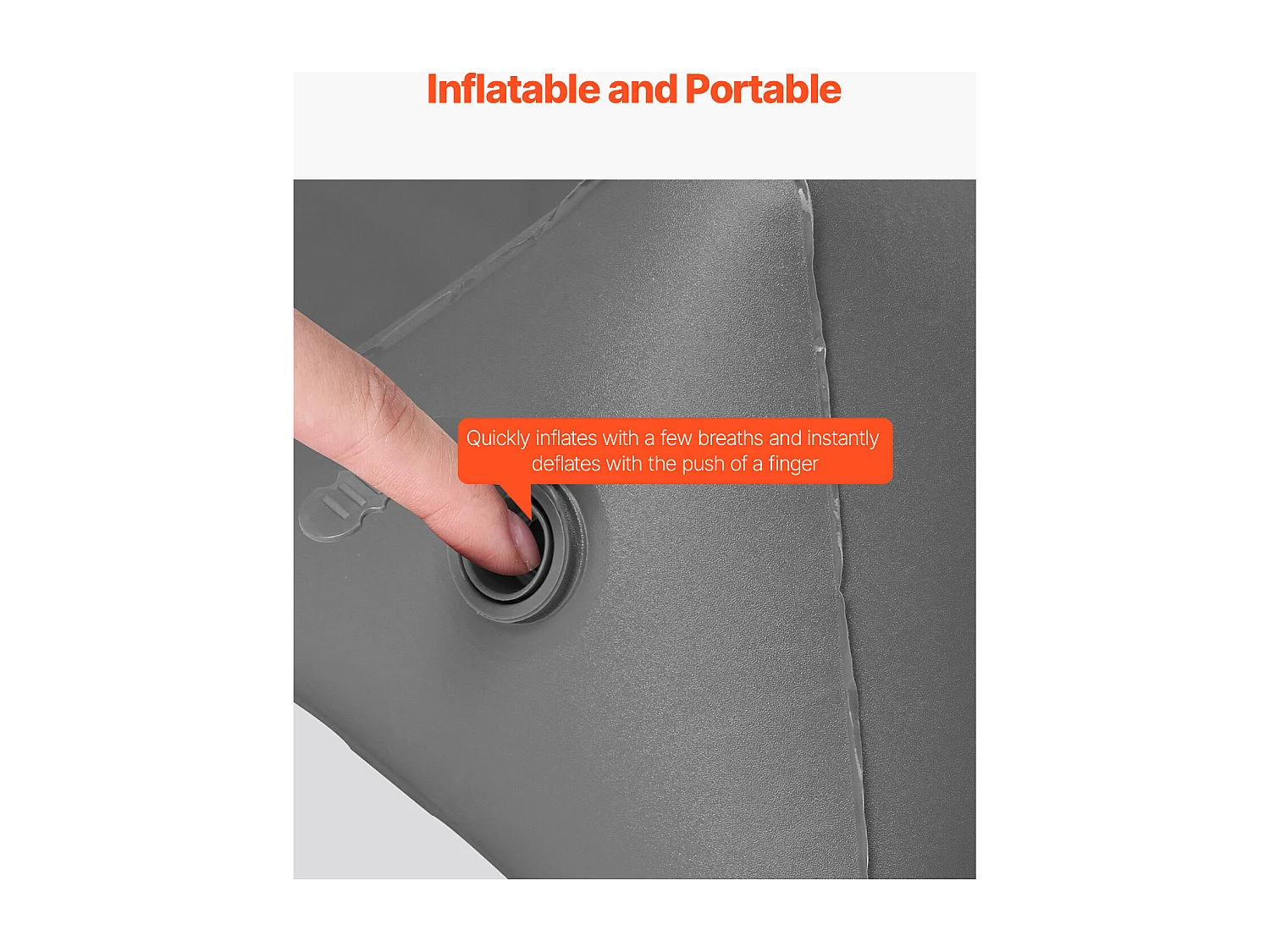 Bettgitter, SucceBuy Aufblasbares Bettgitter 132 cm für Kleinkinder mit Sicherheitsklappe