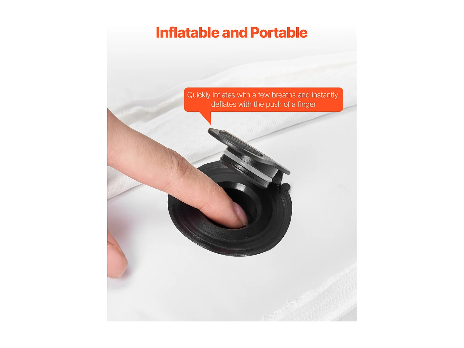 Tour de Lit, SucceBuy 132 cm - Lot de 2 Pare-Chocs de Lit Gonflables pour Tout-Petits, Barrière de Sécurité avec Rabat, pour Lits d'Enfants