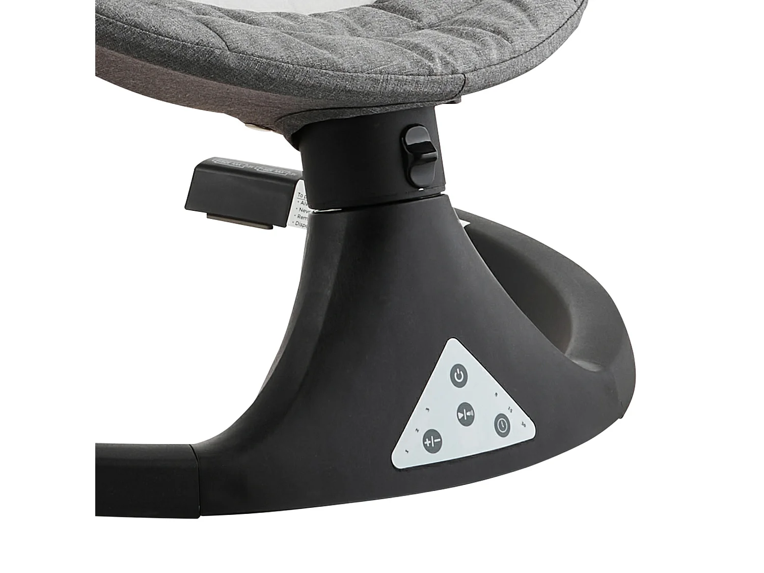 Dondolo Elettrico per Neonati, SucceBuy Altalena per Neonati con 5 Velocità, 3 Posizioni di Seduta e Barra Giochi con Telecomando