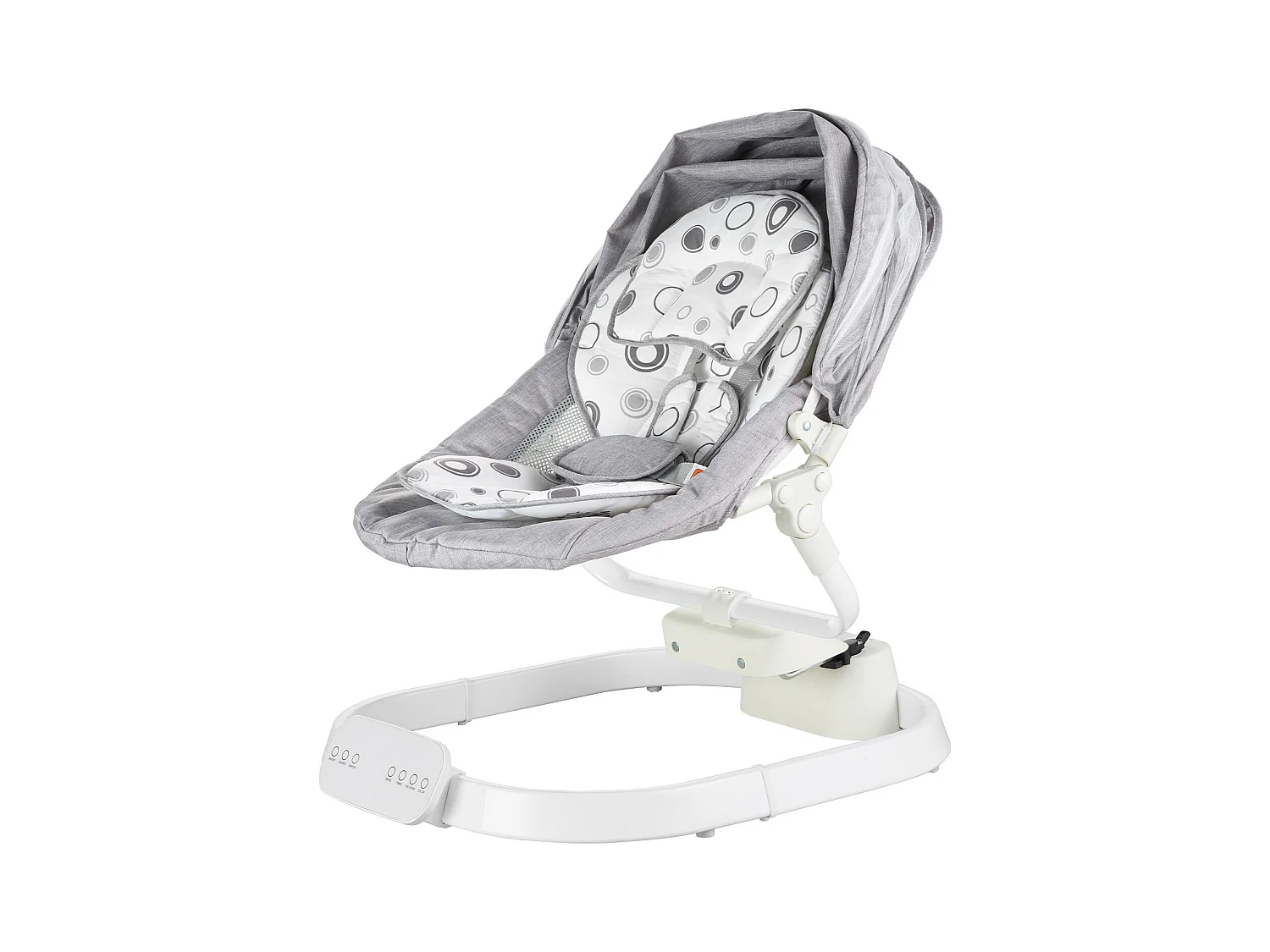 Transat Bébé Électrique, SucceBuy Balançoire pour Bébé pour Nourrissons 3 Vitesses 3 Positions de Siège Télécommande Bluetooth