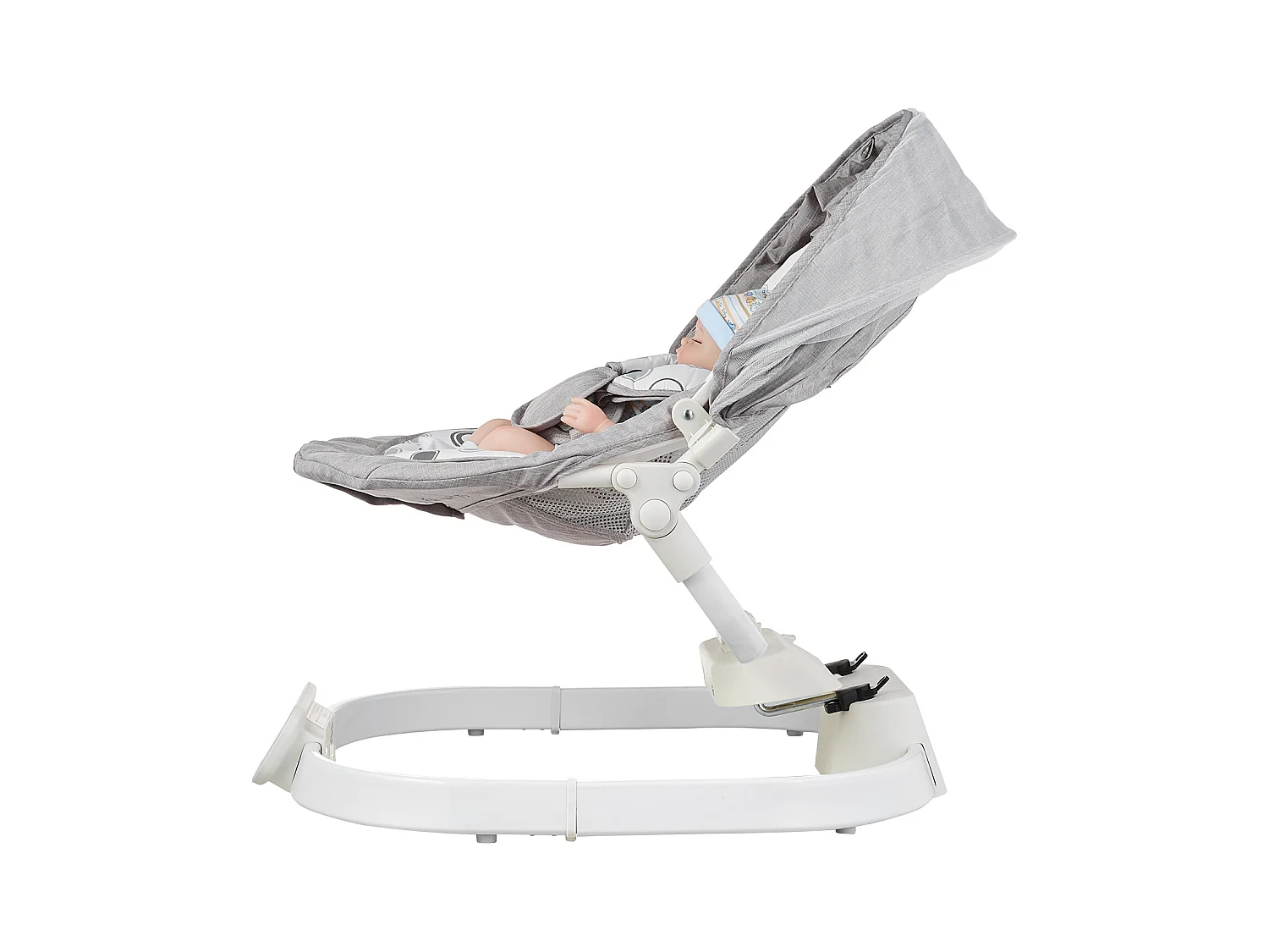 Transat Bébé Électrique, SucceBuy Balançoire pour Bébé pour Nourrissons 3 Vitesses 3 Positions de Siège Télécommande Bluetooth