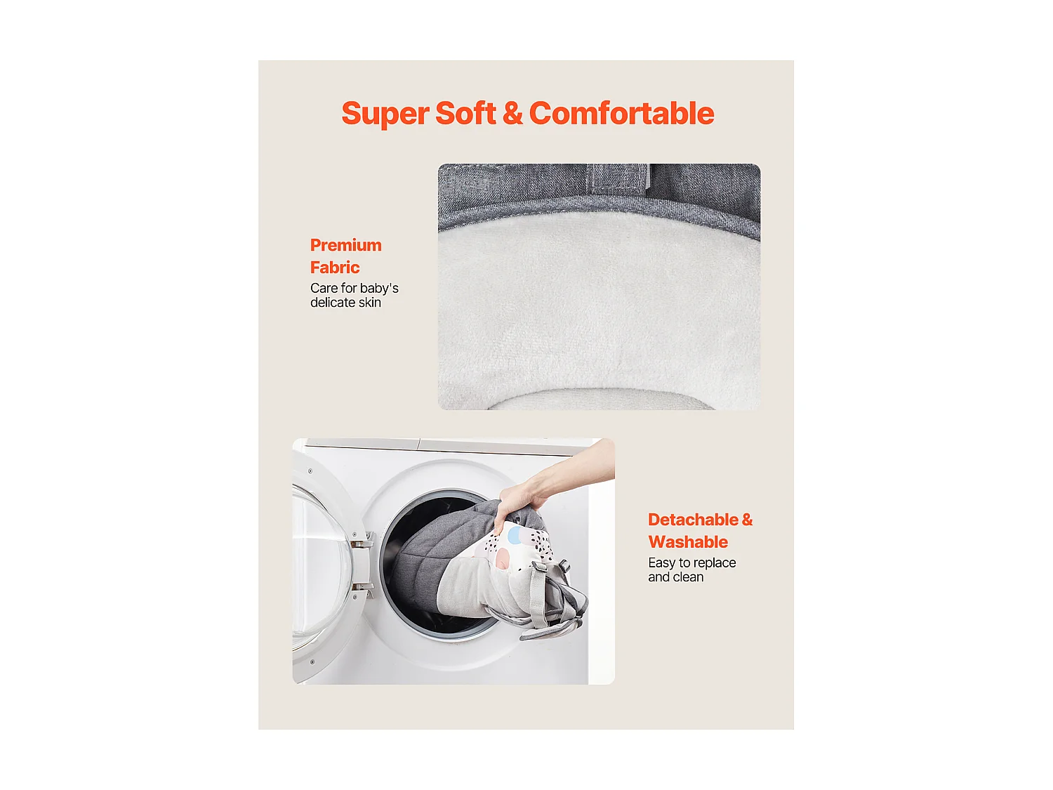 Elektrische Babywieg, SucceBuy Baby-schommel voor zuigelingen met 5 snelheden, 3 zitposities en Bluetooth-afstandsbediening