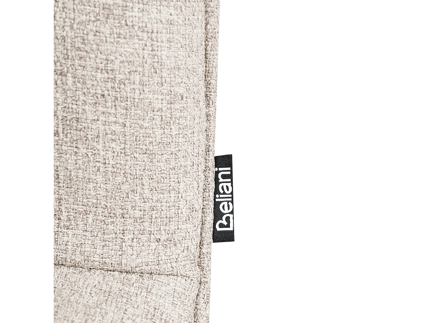 Lot de 2 chaises de salle à manger CARVER Tissu Beige