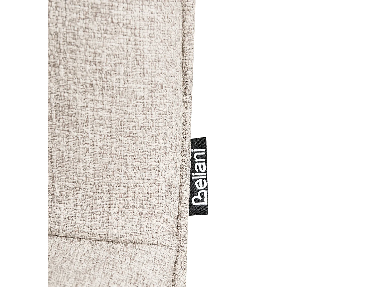 Lot de 2 chaises de salle à manger CARVER Tissu Beige