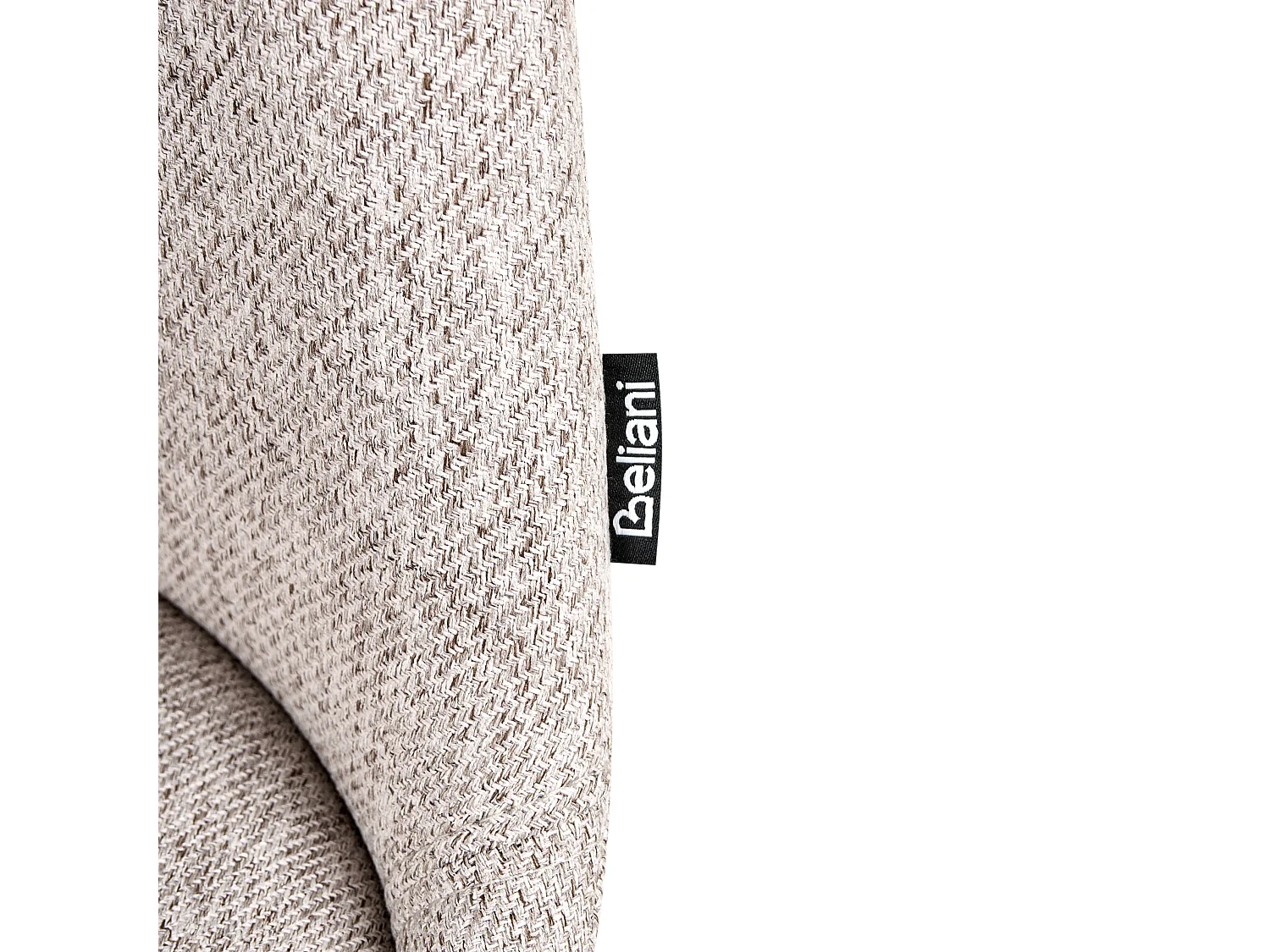 Lot de 2 chaises de salle à manger HEDLEY Tissu Marron clair