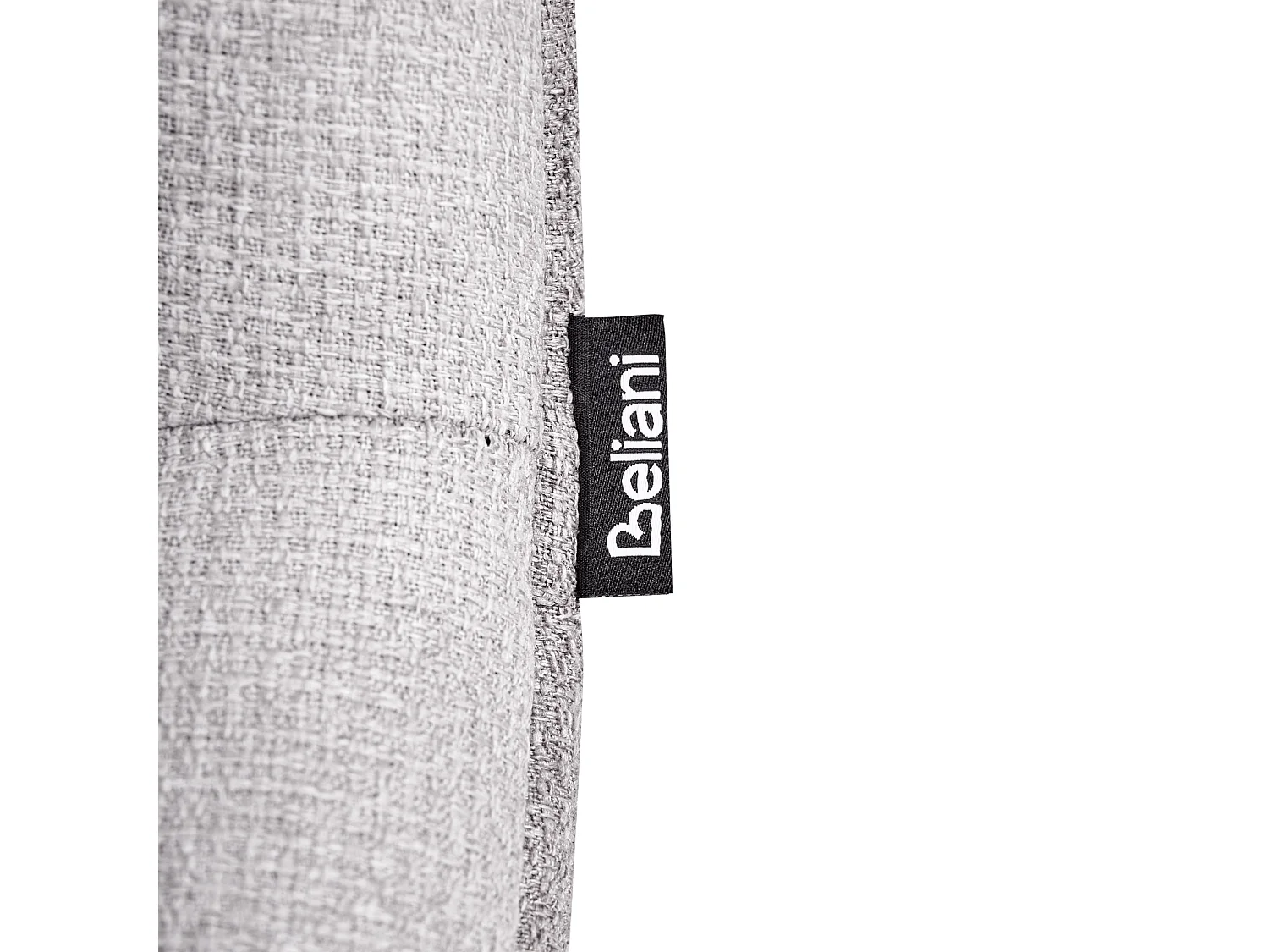 Lot de 2 chaises de salle à manger LORIDA Tissu Gris clair