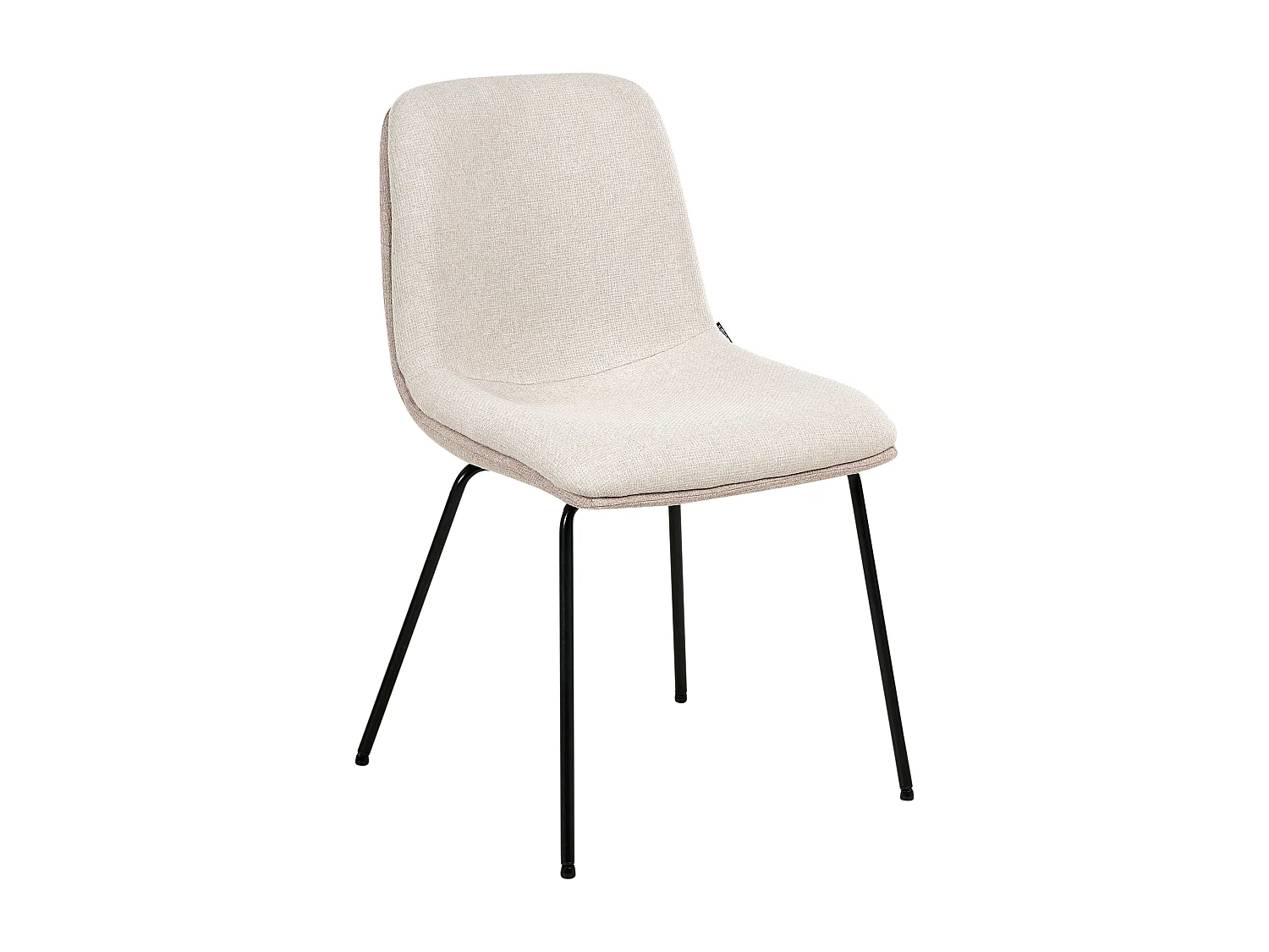 Lot de 2 chaises de salle à manger LORIDA Tissu Beige