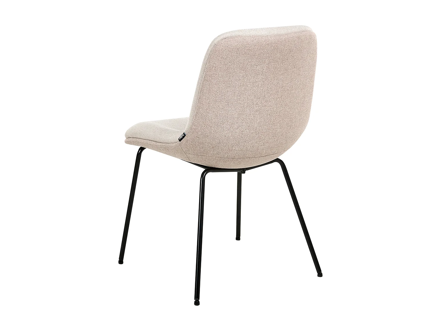 Lot de 2 chaises de salle à manger LORIDA Tissu Beige
