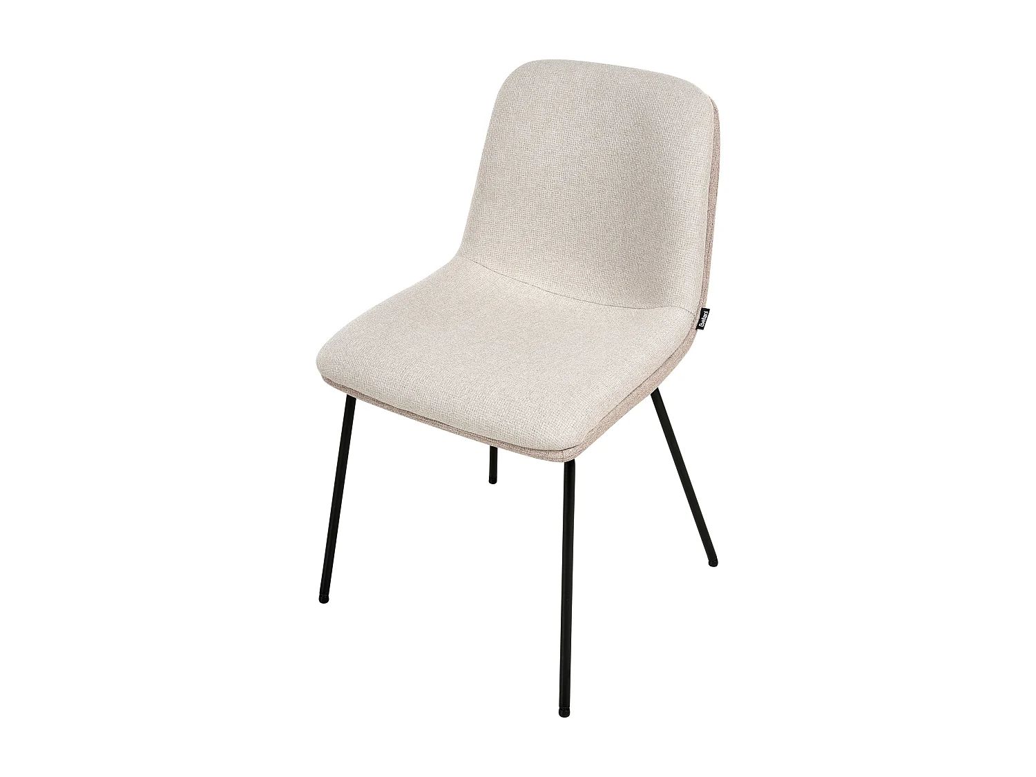 Lot de 2 chaises de salle à manger LORIDA Tissu Beige