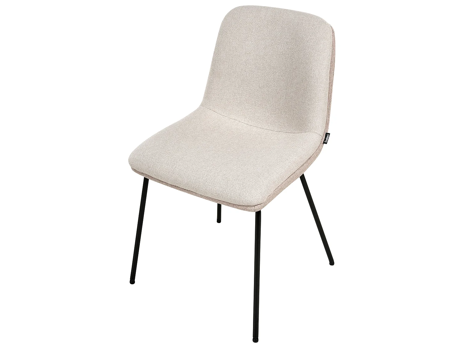 Set of 2 Dining Chairs LORIDA Fabric Beige