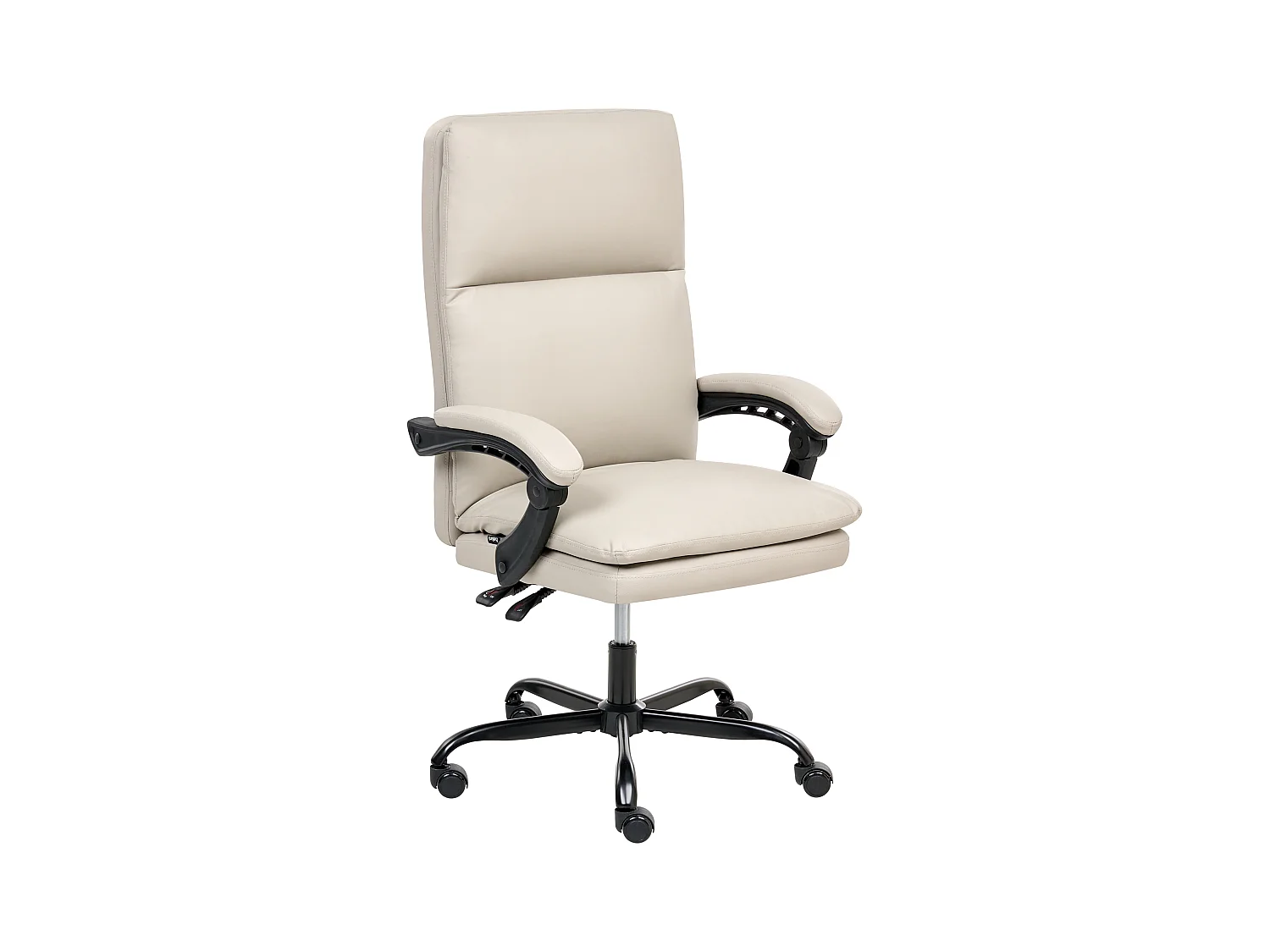 Fauteuil de bureau SERENE Cuir PU Beige clair
