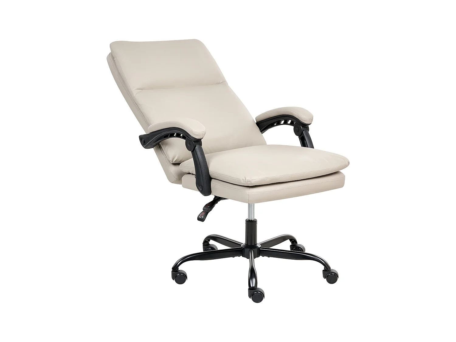 Fauteuil de bureau SERENE Cuir PU Beige clair