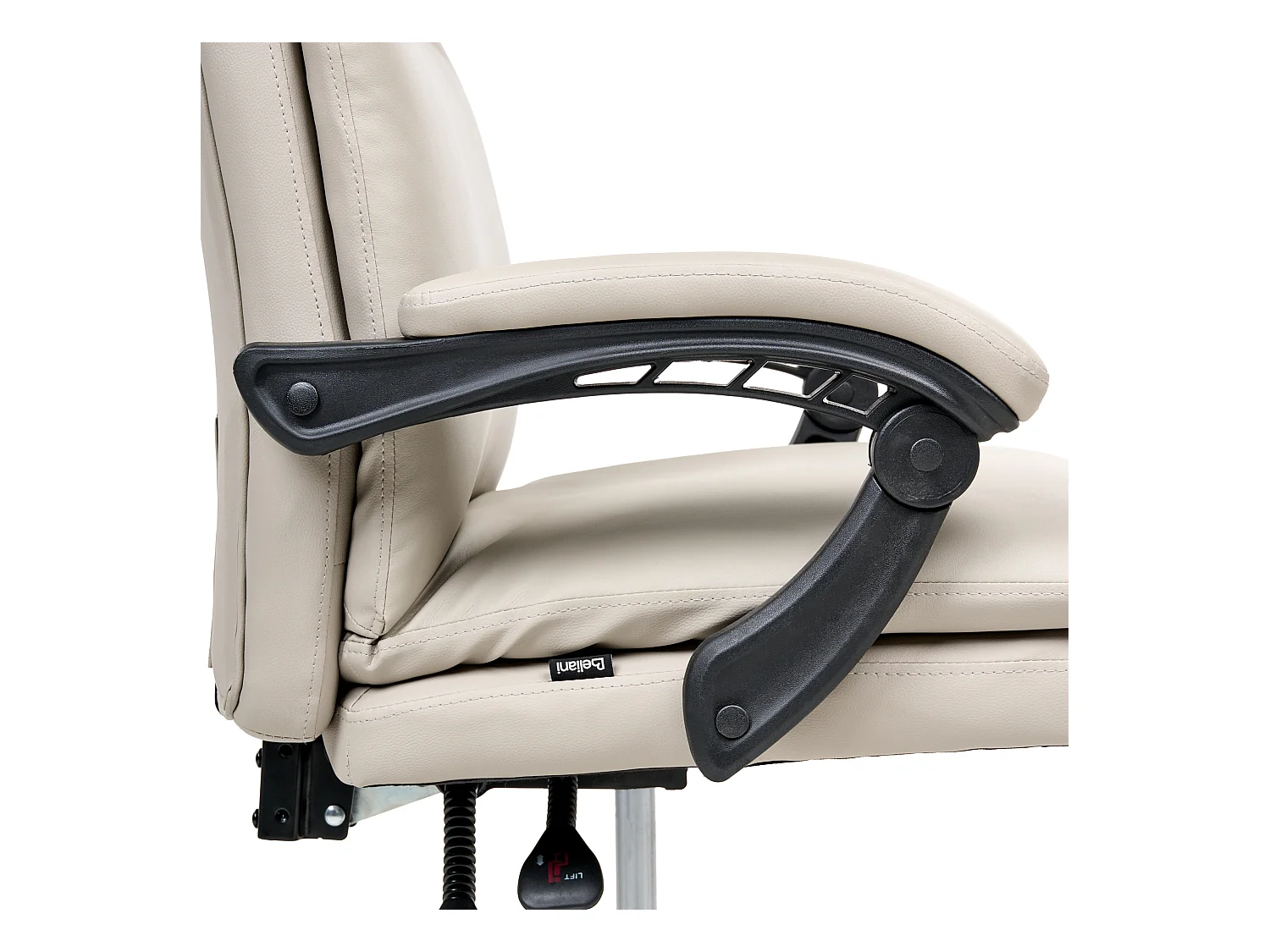 Fauteuil de bureau SERENE Cuir PU Beige clair