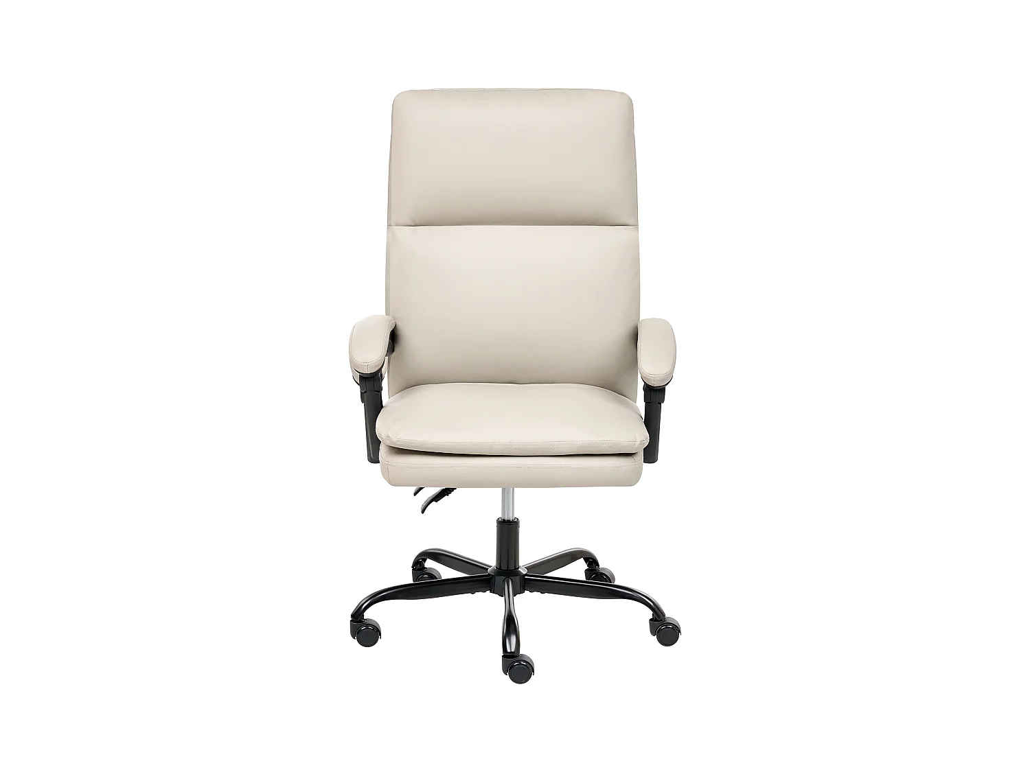 Fauteuil de bureau SERENE Cuir PU Beige clair