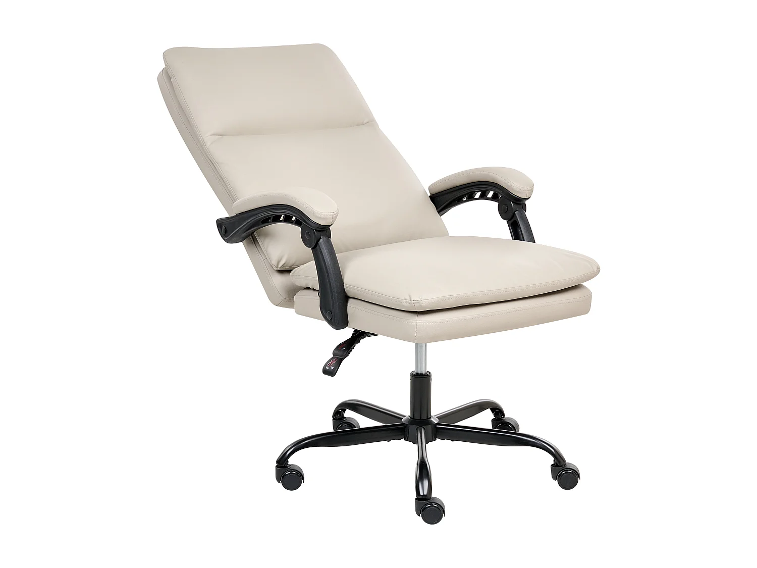 Fauteuil de bureau SERENE Cuir PU Beige clair