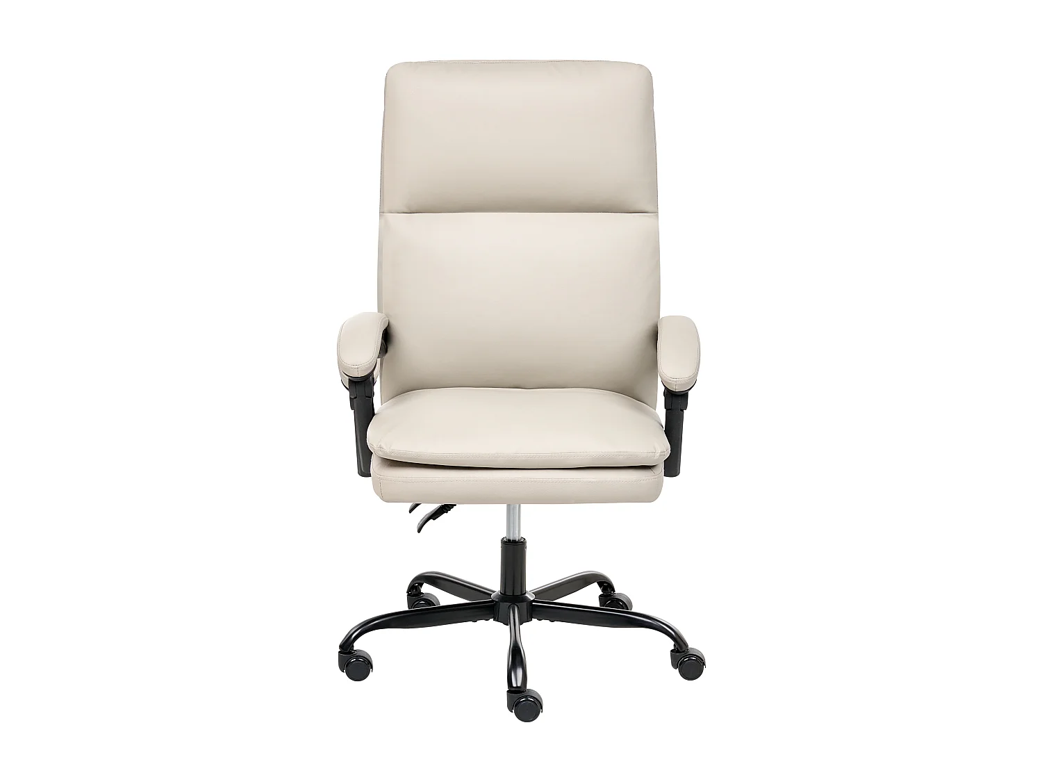 Fauteuil de bureau SERENE Cuir PU Beige clair