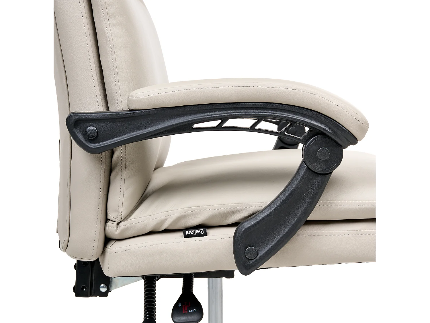 Fauteuil de bureau SERENE Cuir PU Beige clair