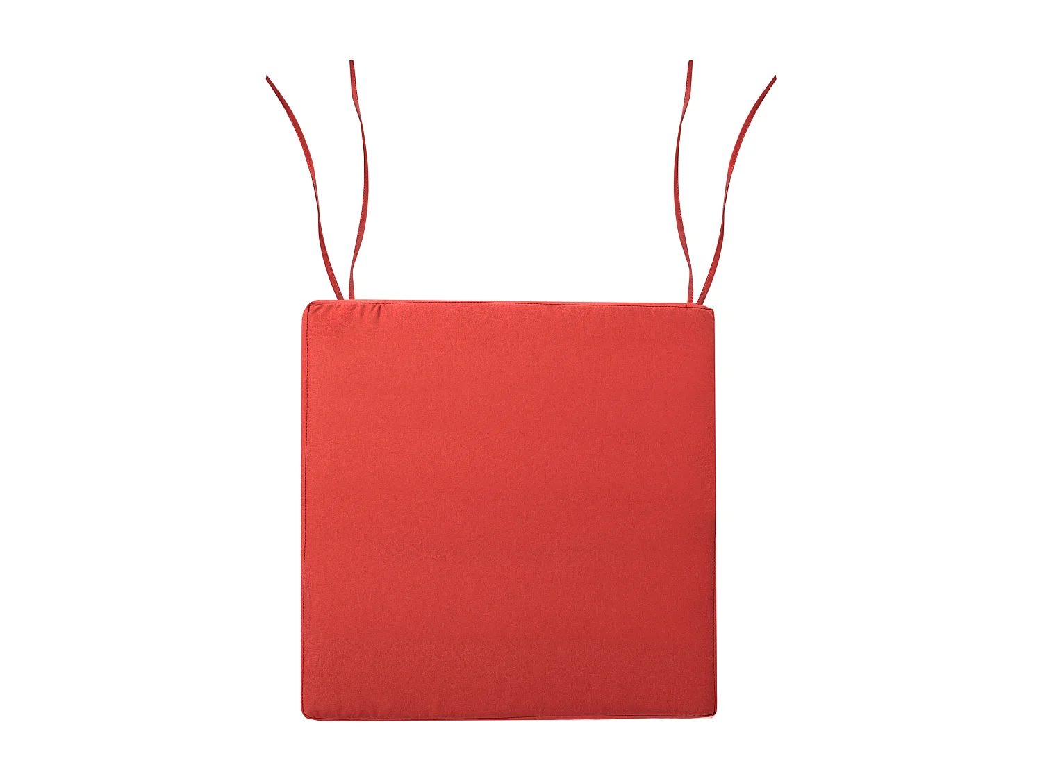 Lot de 8 coussins pour chaises de jardin SASSARI PREMIUM 46 x 46 cm Rouge